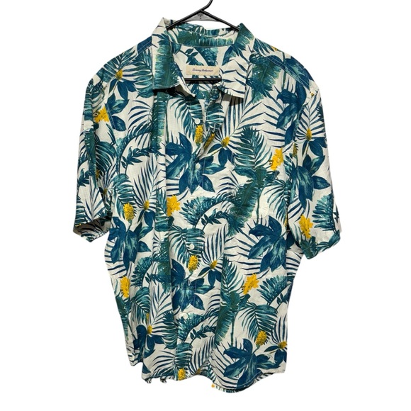 Tommy Bahama Men's Costa Wave Twilight Canopy Camp Shirt - Night Cap main image 1